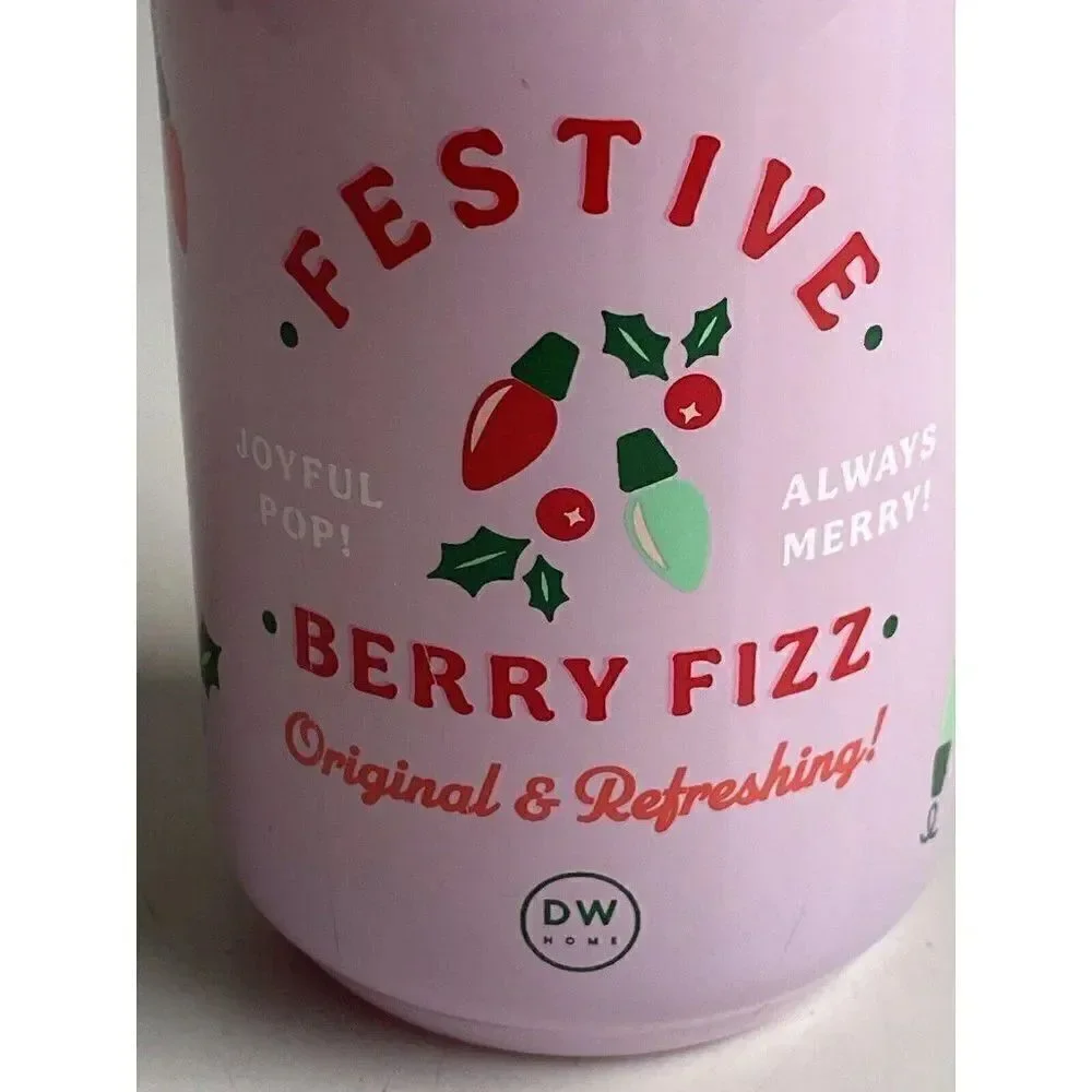 DW Home Festive Berry Fizz Soda Pop Candle 6.2‎ Oz Scented Christmas NEW